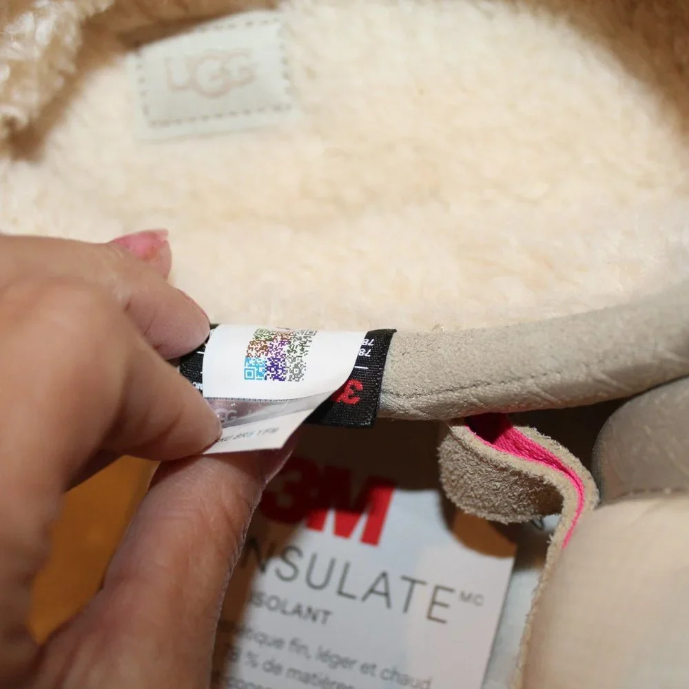 NIB UGG MEN'S TASMAN LTA SHEARLING LINED QUILTED‎ SLIPPERS